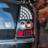 Black LED Tail Lights for CHRYSLER 300C Sedan Series 2 2009 - 2012 - Mars Performance