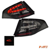 Black LED Tail Lights for Ford Falcon FPV FG Sedan XT G6 XR 2008 - 2014 - Mars Performance