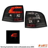 Black LED Tail lights for Holden Commodore VF UTE Pick Up - Mars Performance