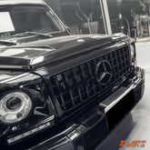 Black Panamericana Front bumper Bar Radiator Grille Grill Bodykit for Mercedes - Benz G - Class W463 & G63 G55 AMG 1990 - 2018 - Mars Performance
