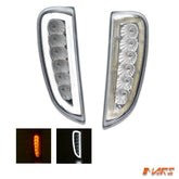 Bumper Bar Driving DRL Lights with Indicator Turn Signal for Porsche Cayenne 957 2006 - 2010 - Mars Performance