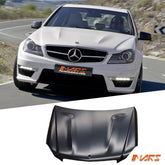 C63 AMG Style Aluminium Bonnet Hood Bodykit for Mecedes - Benz C - Class W204 C204 2011 - 2014 - Mars Performance