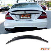 C74 Renntech Style Carbon Fibre Rear Trunk Lip Spoiler for Mercedes - Benz CLS - Class W219 C219 2005 - 2010 & CLS55 CLS63 AMG - Mars Performance