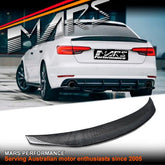 Caractere Style Carbon Fibre Rear Trunk Lip Spoiler Wing Bodykit for AUDI A4 S4 B9 4 Doors Sedan 2016 - 2024 - Mars Performance