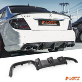 Carbon Fibre Rear Bumper Bar Diffuser Bodykit for Mercedes Benz AMG C63 W204 2008 - 2011 - Mars Performance