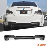 Carbon Fibre Rear Bumper Bar Diffuser Lip Bodykit for BMW E82 1M Coupe 2011 - 2012 - Mars Performance