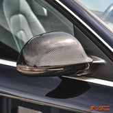 Carbon Fibre Replacement Mirror Cover caps for AUDI A3 S3 8P & A4 S4 B8 & A5 S5 8T, pre - update model - Mars Performance