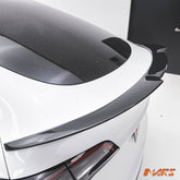 Carbon Print Aero DYNAMIC Rear Trunk Boot lip Spoiler BodyKit for Tesla Model Y 2022 - 2024 - Mars Performance