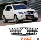 Chrome Black AMG Style Front Bumper Bar Grill Bodykit for Mercedes - Benz ML - Class W164 2009 - 2012 & ML63 - Mars Performance