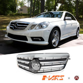 Chrome Black AMG Style Front Bumper Bar Grille Grill Bodykit for Mercedes - Benz E - Class W212 2009 - 2013 - Mars Performance