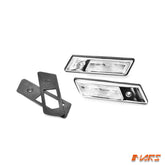 Chrome Clear Side Fender turn Signal Indicator Guard lights for BMW E36 3 - Series 1991 - 1996 - Mars Performance