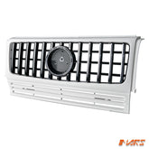 Chrome White Panamericana Front bumper Bar Radiator Grille Grill Bodykit for Mercedes - Benz G - Class W463 1990 - 2018 & AMG G63 - Mars Performance