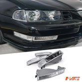 Clear Front Bumper Bar Turn Signal Indicator lights for Honda Prelude 1992 - 1996 - Mars Performance