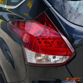 Clear Red 3D Stripe Bar LED Tail lights for Ford Focus LW Hatch 2012 - 2015 - Mars Performance