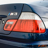 Clear Red LED Tail Lights for BMW 3 - Series E46 2D Coupe 1999 - 2002 Pre LCI & M3 - Mars Performance