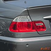 Clear Red LED Tail Lights for BMW 3 - Series E46 2D Coupe 2003 - 2005 LCI Update - Mars Performance