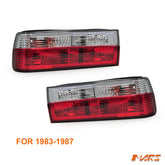 Clear Red Tail Lights for BMW 3 Series E30 1983 - 1987, Pre LCI models - Mars Performance
