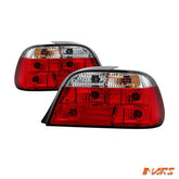 Clear Red Tail lights for BMW 7 - Series E38 1995 - 2001 - Mars Performance
