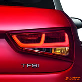 Clear Red upgrade 3D LED Stripe Bar Tail Lights for AUDI A1 8X 2010 - 2014 Hatch - Mars Performance