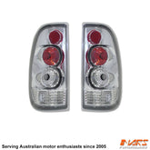 Crystal Clear Altezza Tail Lights for Ford Falcon FPV BA BF UTE 2002 - 2007 - Mars Performance