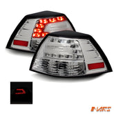 Crystal Clear LED Tail Lights for Holden Commodore VE Sedan 2006 - 2013 - Mars Performance