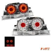 Crystal Clear LED Tail Lights for Nissan R33 Skyline Coupe GTS - T GT - R GT - T RB250DET - Mars Performance
