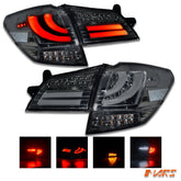 CRYSTAL - EYE Smoked Full LED Tail lights with Sequential Indicator for Subaru 5GEN Liberty Legacy OutBack 2009 - 2014 Wagon - Mars Performance