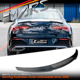 CS Style Carbon Fibre Rear Trunk Lip Spoiler for Mercedes Benz CLA - Class C118 W118 & CLA35 CLA45 AMG - Mars Performance