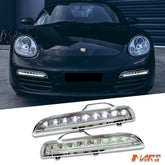 DRL Day - Time Running LED Bumper Bar Fog Lights for Porsche Boxster 987 2005 - 2008 Series 1 - Mars Performance