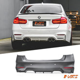 F80 M3 Style Rear Bumper Bar Bodykit for BMW 3 - Series F30 4 doors Sedan 2012 - 2018 - Mars Performance