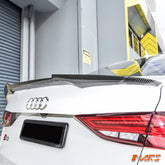 FloKraft Carbon Fibre Rear Trunk Lip Spoiler Wing Bodykit for AUDI A3 S3 RS3 8V 4 Doors Sedan 2013 - 2020 - Mars Performance