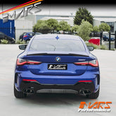 FloKraft Dry Carbon Fibre Rear trunk boot lip Spoiler Wing Bodykit for BMW 4 Series G22 Coupe & G82 M4 2020 - 2025 - Mars Performance