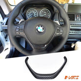 FloKraft Dry Carbon Fibre Steering Wheel Cover for BMW 1 Series F20 & 2 Series F22 - Mars Performance