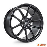 FloKraft FK - GTD 22 Inch Matt Black Monoblock Forged Stag Wheels Rims for Porsche Cayenne 5x130 - Mars Performance