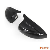 (For Track Change / Blind Spot Assist) Gloss Black Replacement Mirror Cover caps Bodykit for AUDI A3 S3 RS3 8V 2013 - 2019 - Mars Performance