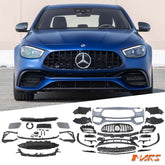 Front Bumper Bar Bodykit & Grill for Mercedes - Benz E - Class E63 - S AMG W213 2020 - 2023 - Mars Performance