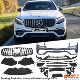 Front Bumper bar Bodykit & Grill for Mercedes - Benz GLC - Class X253 C253 2015 - 2019 & GLC43 GLC63 AMG - Mars Performance