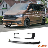 Front Bumper Bar Lower Lip Spoiler & Corner Splitters Bodykit for VolksWagen VW Transporter & Multivan T6.1 & ABT 2020 - 2024 - Mars Performance