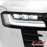 FULL LED DRL Head Lights with Sequential Indicator for Toyota Land - Cruiser 300 Series GX & GXL 2021 - 2024 - Mars Performance