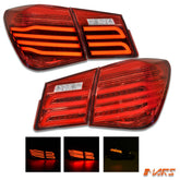 Full Red 3D Stripe Bar Tail Lights with LED indicators for Holden Cruze Sedan 2009 - 2016 - Mars Performance