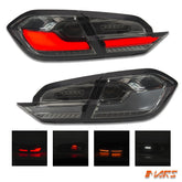Full Smoked Full LED Tail Lights with Indicator for Ford Fiesta WG 2017 - 2023 Hatch Back - Mars Performance