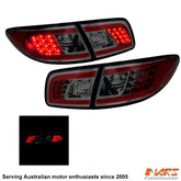 Full Smoked LED Tail Lights for Mazda 6 GG Sedan & Hatch 2002 - 2007 - Mars Performance