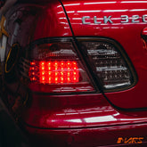 Full Smoked LED Tail Lights for Mercedes - Benz CLK - Class W208 C208 A208 1997 - 2002 - Mars Performance