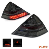 Full Smoked LED Tail Lights for Mercedes - Benz SLK R170 1997 - 2005 & SLK32 AMG - Mars Performance
