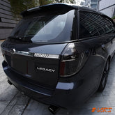 Full Smoked LED Tail lights for Subaru 4GEN Liberty Legacy OutBack 2003 - 2009 Wagon - Mars Performance