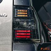 Full Smoked LED Tail lights with LED indicators for Mitsubishi Pajero NS NT NW 2007 - 2021 - Mars Performance