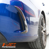 Future Design Carbon Fibre Rear bumper Side Vent Covers for Mercedes - Benz S205 W205 AMG Package & C63 & C43 - Mars Performance