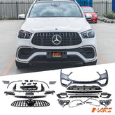 GLE63 - S Style Front Bumper Bar Bodykit & Grill for Mercedes - Benz W167 GLE - Class V167 Hatch C167 Coupe & GLE53 AMG 2019 - 2025 - Mars Performance