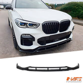 Gloss Black Aero Performance Front Bumper Bar Lower Lip Spoiler Bodykit for BMW X5 G05 Pre LCI 2018 - 2022 - Mars Performance