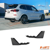 Gloss Black Aero Performance Lower Rear Bumper Bar Side Splitters Bodykit for BMW X5 G05 2018 - 2024 - Mars Performance
